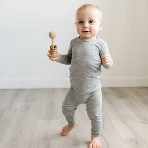 NIB LS Heather Gray Pj Set